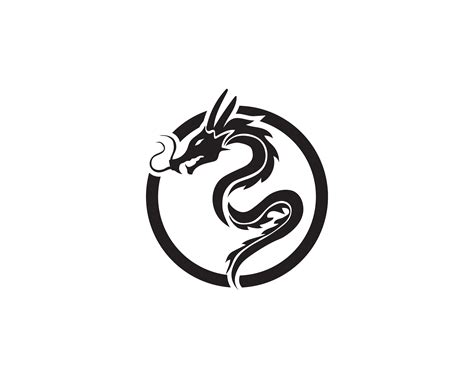 Dragon logo icon vector 580117 Vector Art at Vecteezy