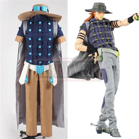 JoJo's Bizarre Adventure Steel Ball Run Gyro Zeppeli Cosplay Costume ...