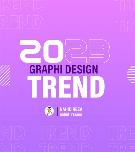 Grpahic design trend 2023 on Behance