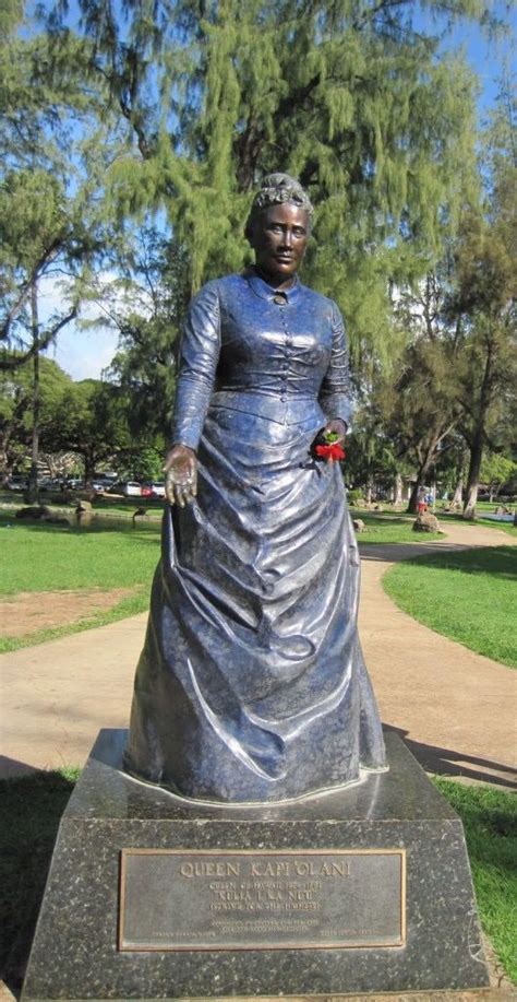 Queen Kapiolani Statue, Kapiolani Park, Honolulu, HI. | Queen of hawaii ...