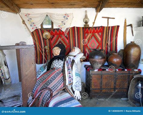 Ion Creanga`s Memorial Museum, Humulesti Editorial Stock Image - Image ...