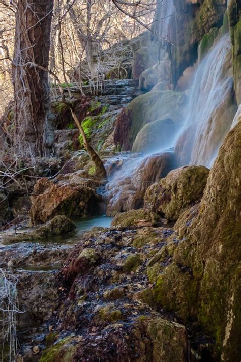 Gorman Falls, Colorado Bend State Park, Texas Stock Image - Image of ...