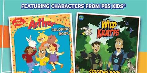 PBS Kids Characters - Official Coloring Books