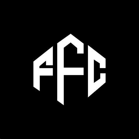 FFC letter logo design with polygon shape. FFC polygon and cube shape ...