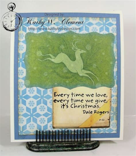 I'll Have a Blue, Blue Christmas Card - Kathy by Design