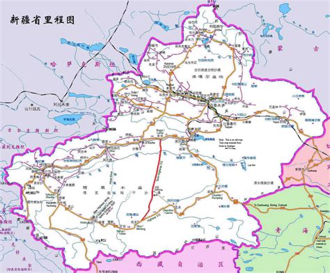 Xinjiang Map, China - Full size | Gifex