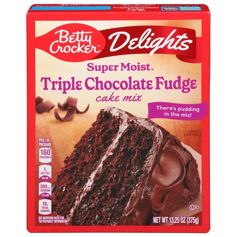 Betty Crocker Super Moist Triple Chocolate Fudge Cake Mix Recipes | The ...