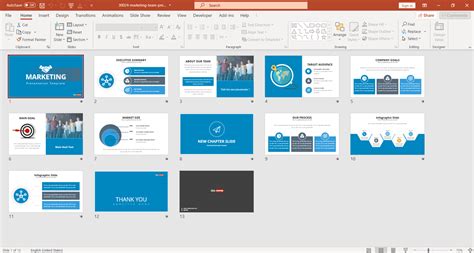 Free Marketing PowerPoint Template & Presentation Slide