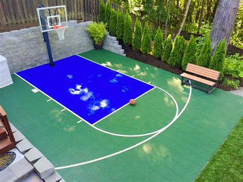 Diy Backyard Basketball Court Dimensions : DIY Pallet Basketball Court ...