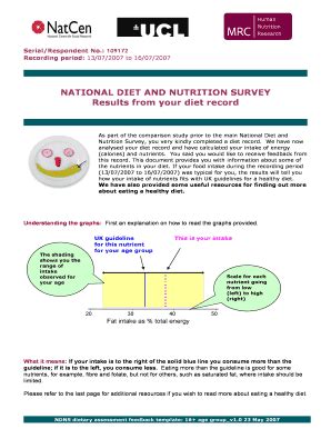 Fillable Online Results from your diet record Fax Email Print - pdfFiller