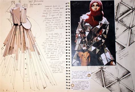 Textiles and Fashion Design Sketchbooks – 18 Inspirational Examples ...