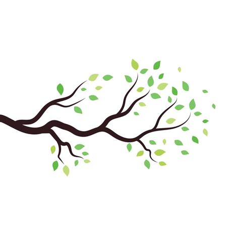 Tree branch vector ilustration design 13777748 Vector Art at Vecteezy