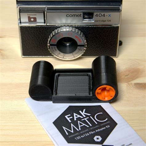 Camerhack Fakmatic Adapter for 126 Film Cameras | Analogue Wonderland