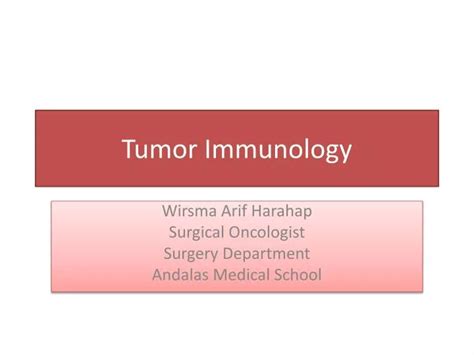 PPT - Tumor Immunology PowerPoint Presentation, free download - ID:2274047