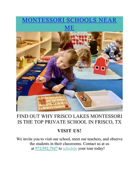 Montessori schools near me by Frisco Lakes - Issuu