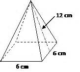 Surface Area Of A Square Pyramid Worksheets