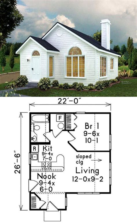 27 Adorable Free Tiny House Floor Plans | Small house floor plans ...