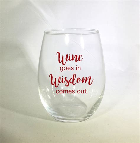 Personalized Stemless Wine Glasses