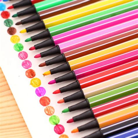 12 Colors/set Gel Ink Pen Creative Stationery Water color Pens Art ...