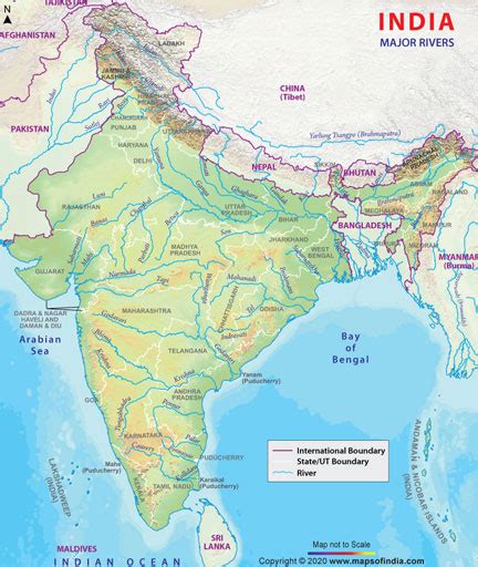 Rivers In India Map - Get Latest Map Update