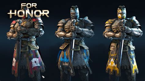 For Honor - All Knight Outfits/Gears/Clothes (Including Legacy Battle ...