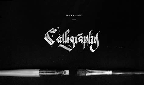 // Black & White Calligraphy Collection // on Behance