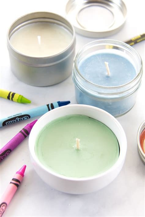 Make Homemade Candles with Crayons and Soy Wax – KidsFive