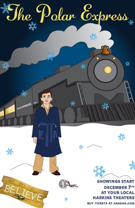 The Polar Express Movie Poster (Final Project) on Behance