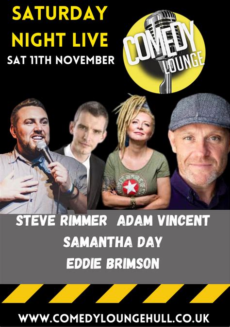 SATURDAY NIGHT LIVE 11th November 2023 | Comedy Lounge Hull