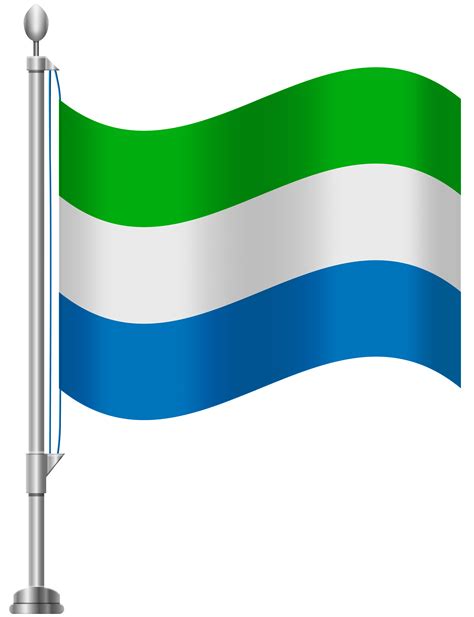 Sierra Leone Flag PNG Clip Art - Best WEB Clipart