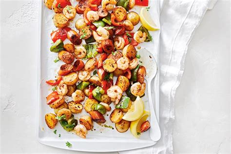 Cajun Shrimp & Sausage Sheet Pan Dinner | Canadian Living