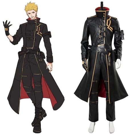 fate grand order gilgamesh leather overcoat cosplay costume | Cosplay ...