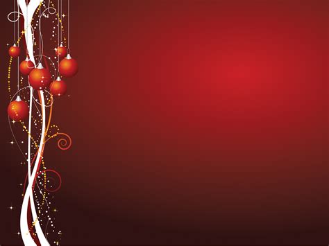 Xmas Theme Powerpoint Templates - Christmas, Red Backgrounds