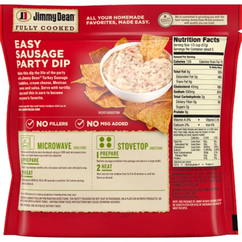 Jimmy Dean® Fully Cooked Turkey Sausage Crumbles, 9.6 oz - Ralphs