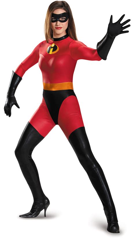 Disney's the Incredibles: Mrs. Incredible Bodysuit Adult Costume ...