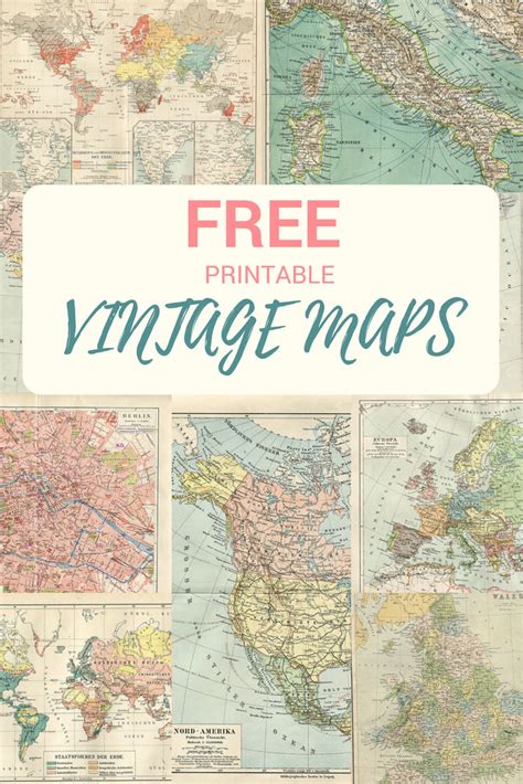 Free Printable Vintage World Map - PRINTABLE TEMPLATES