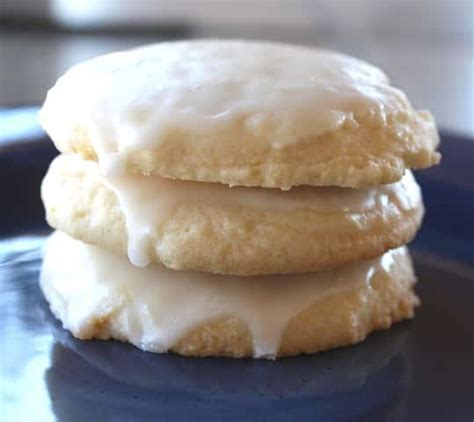 Glazed Lemon Cookies | barefeetinthekitchen.com