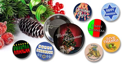 Buttons and Promotional Items for All of Your Holiday Gatherings