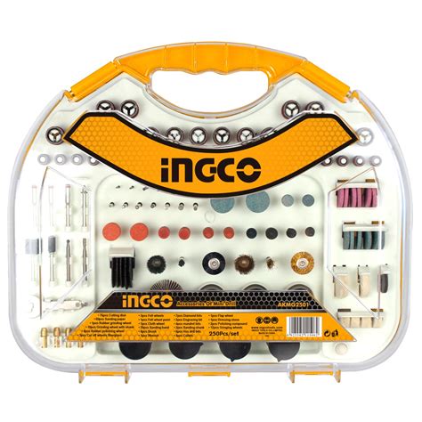 250 Pieces Accessories For Mini Drill – Ingco Tools South Africa