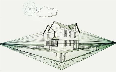 House Perspective Drawing at GetDrawings | Free download