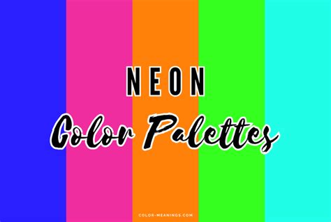 Neon Color Palette Cmyk - Infoupdate.org