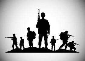 Military Silhouette Vector Art, Icons, and Graphics for Free Download