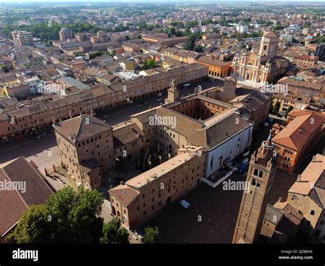 aerial view of Carpi, Modena, Emilia Romagna, Italy Stock Photo - Alamy