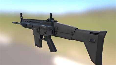 SCAR Assault Rifle - Buy Royalty Free 3D model by Ironbelly Studios ...