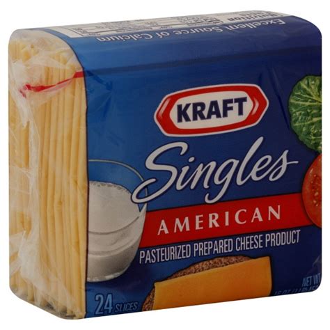 Kraft Cheese American Singles - 24 ct