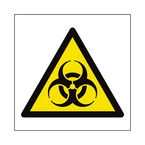 Biological Hazard Symbol Label | Safety-Label.co.uk