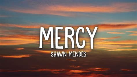 Shawn Mendes - Mercy (Lyrics) - YouTube