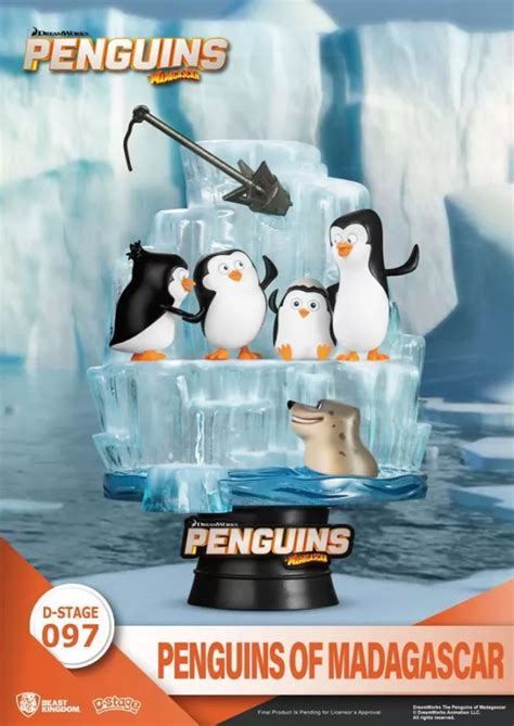 Penguins of Madagascar D-Stage PVC Diorama Skipper, Kowalski, Private ...