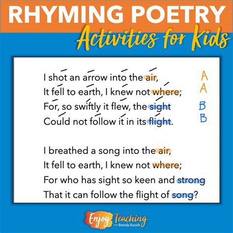 Poem With Rhyming Words Examples | Sitedoct.org