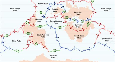 Tectonic Plates Movement